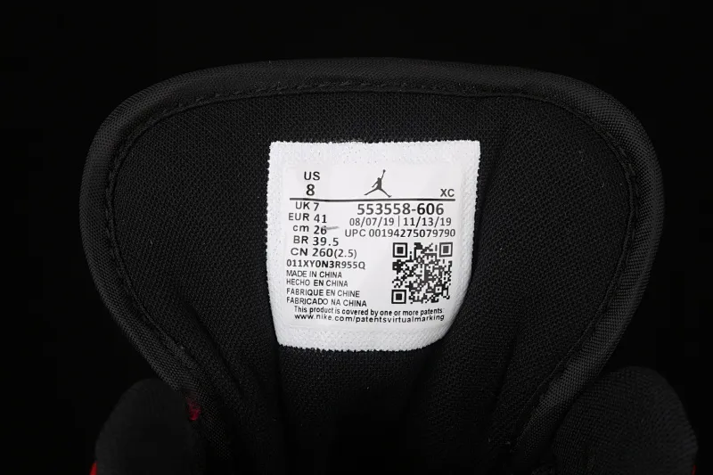 All categories Air Jordan Jordan series basketball shoes Air Jordan 1 Low X version Air Jordan 1 Low AJ1 Joe 1 low-top cultural and leisure sports sneakers 553558-606